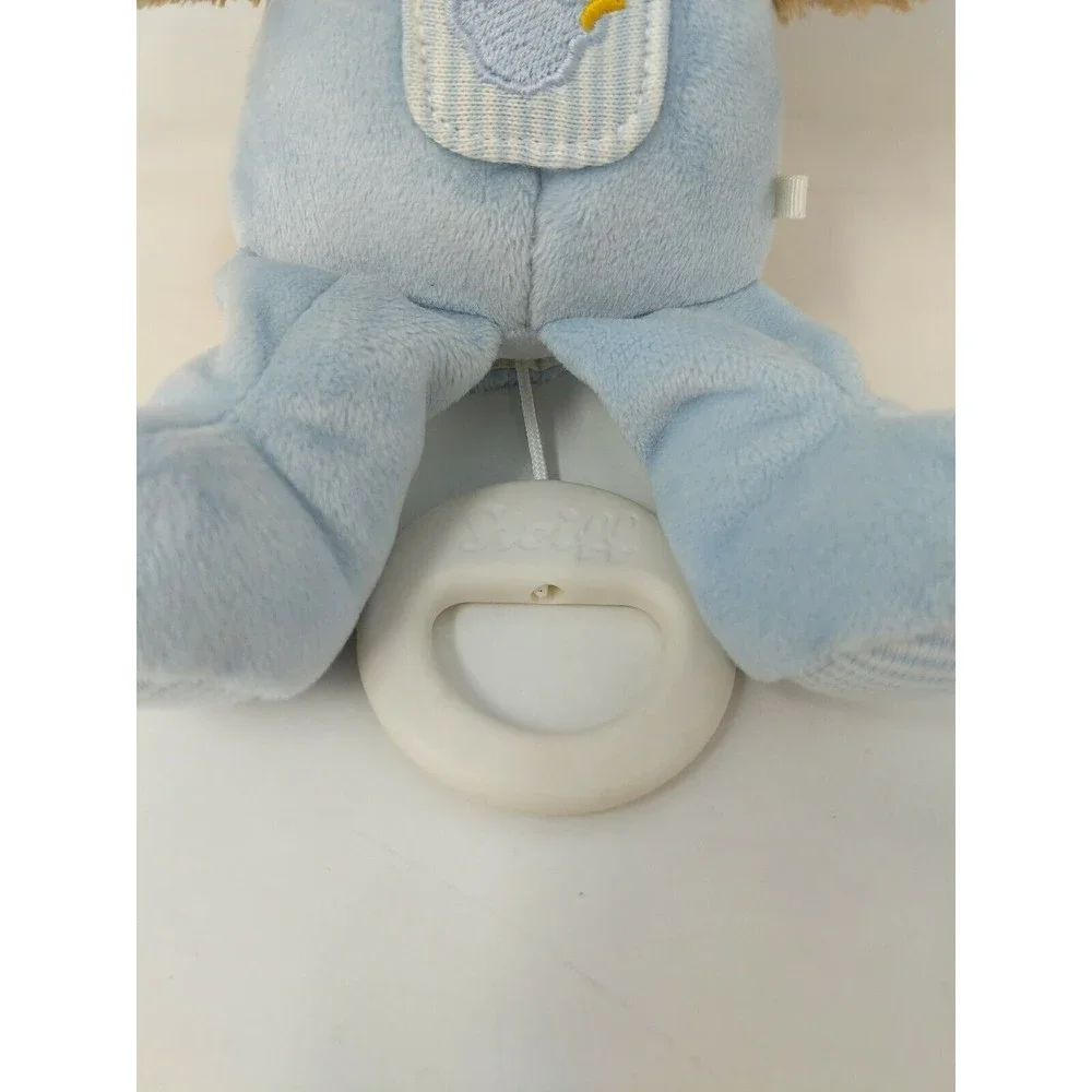 Steiff Musical Baby Teddy Bear‎ Plush Pull String Lovely Toy Lullaby Boy VTG